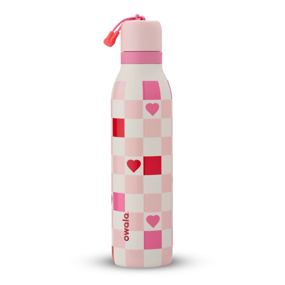 🟥🩷🟥 Owala FreeSip Twist 24oz “Check Me Out” Stainless Steel Bottle NWT Rare